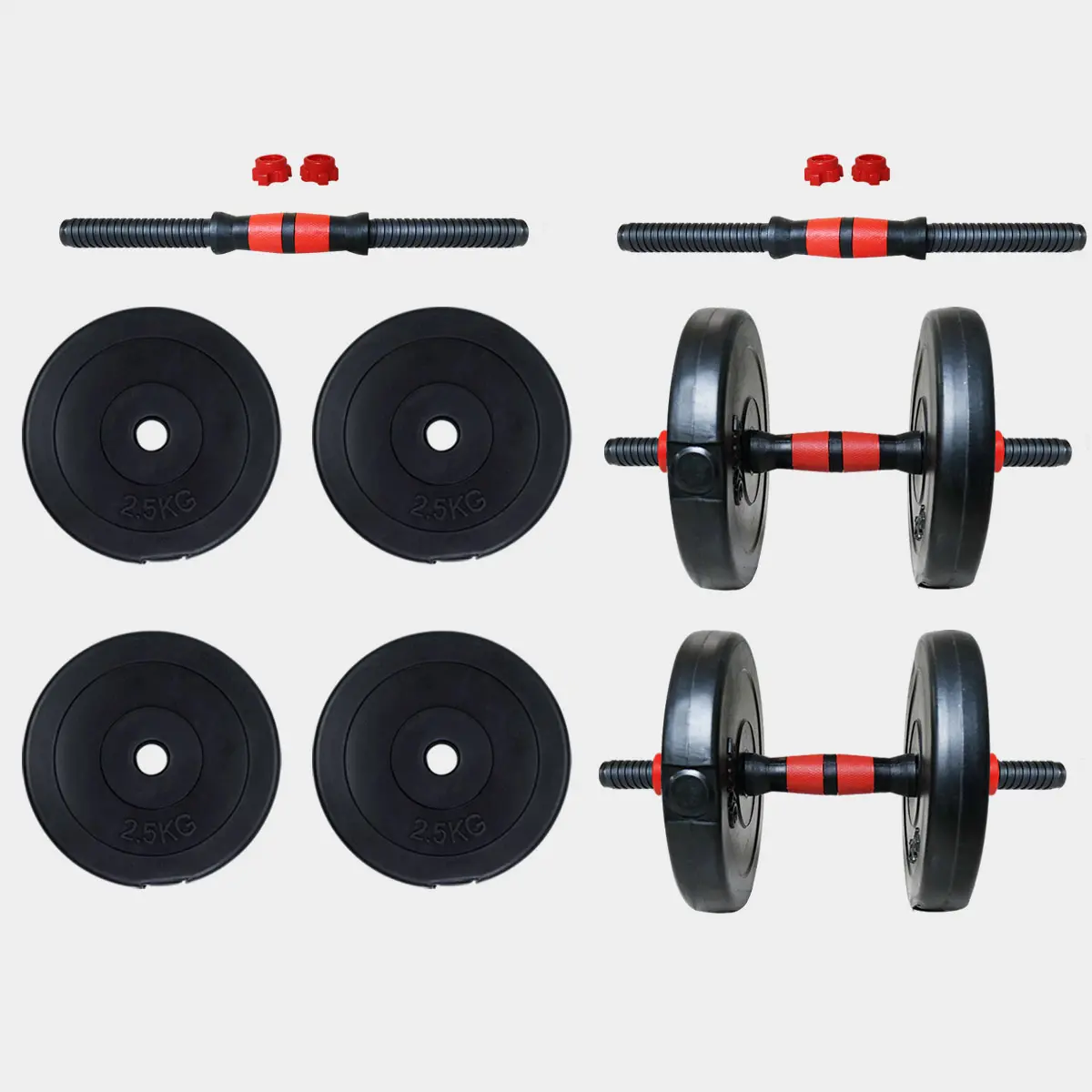 ดัมเบลซีเมนต์ Dumbbell 10 Kg. ปรับน้ำหนักได้