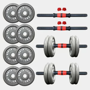 ดัมเบลโลหะ Dumbbell 20 Kg. - ปรับน้ำหนักได้