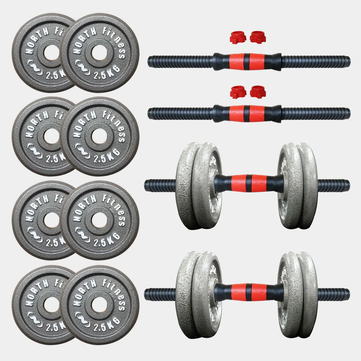 ดัมเบลโลหะ Dumbbell 20 Kg. ปรับน้ำหนักได้