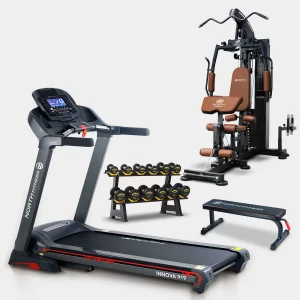 ชุดเซตโฮมยิม ลู่วิ่ง INNOVA 919+โฮมยิม G1000L+ดัมเบลเซต DVR30+ม้านั่ง FB20 - NORTH FITNESS