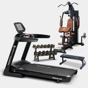 ชุดเซตโฮมยิม ลู่วิ่ง INNOVA 959+โฮมยิม G1000L+ดัมเบลเซต DVR30+ม้านั่ง FB20 - NORTH FITNESS